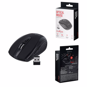 Maxlife Home Office MXHM-02 bezvadu optiskā pele 800/1000/1600 DPI melna