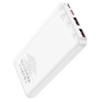 Portatīvais lādētājs Hoco 10000 mAh PD QC 3A 22,5W J101 balts