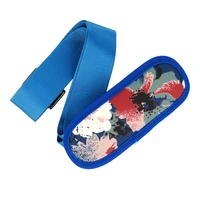 Wonder klēpjdatora apvalks 13-14 collas zils un kamēlijas