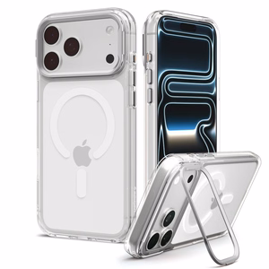 Spigen Ultra Hybrid Optik S MagSafe maciņš iPhone 18 Pro Max / 17 Pro Max, caurspīdīgs sudrabains