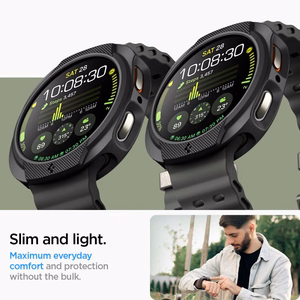 Spigen Liquid Air pulksteņa apvalks Samsung Galaxy Watch 8 40 mm - Matēts melns
