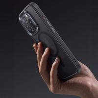 Benks Magnētiskais Mist viedtālruņa apvalks Metal Frame Iphone 16 Plus melns