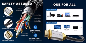 Кабель HDMI - HDMI 8K, 3m, ver. 2.1
