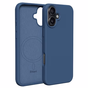 Etteri Silikona mag futrālis iPhone 16 Plus 6,7" tumši zils