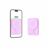 Tech-Protect LifeMag MagSafe PB10 5000mAh Portatīvais lādētājs (m) - rozā