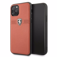 Ferrari FEOBAHCN58RE iPhone 11 Pro 5.8" sarkans/sarkans cietais apvalks Off Track Leather