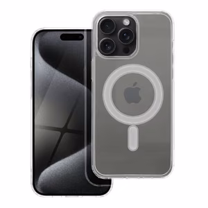 Case for iPhone 15 Pro Max Clear Mag Cover (STR) compatible with MagSafe transparent