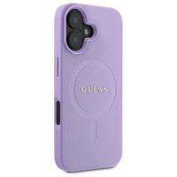 Guess Saffiano Magnētiskais Viedtālruņa apvalks iPhone 16 - violets