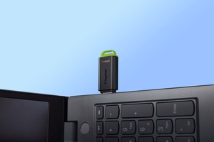 Kingston 256GB portatīvais USB 3.2 melns/zaļš