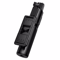 Borofone Selfie statīvs BY14 Graceful bezvadu ar statīvu un tālvadības pulti melns