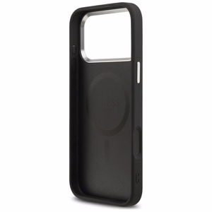 Guess Classic Logo MagSafe чехол iPhone 17 Pro Max черный