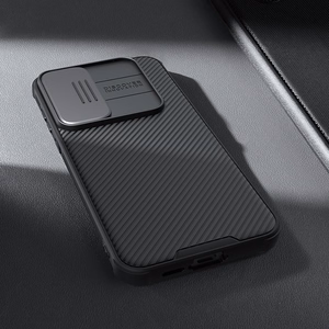 Nillkin CamShield Pro apvalks Samsung Galaxy A55 ar kameras vāciņu - melns