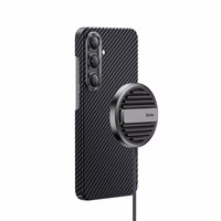Benks Magnētiskais Armor Air Kevlar apvalks viedtālrunim Samsung Galaxy S24 - melns