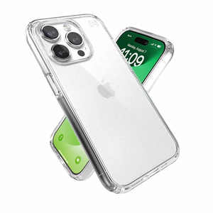 Speck Presidio Perfect-Clear vāciņš ierīcei iPhone 15 Pro, caurspīdīgs