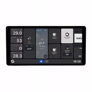 6,95" Shelly Wall Display X2i WiFi/BLU vadības panelis (melns)
