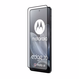 Crong 3D Armour Glass Lite pa visu virsmu līmējams rūdīta stikla ekrāna aizsargs Motorola Edge 70 5G