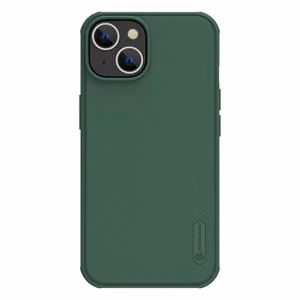 Nillkin Super Frosted Shield Pro viedtālruņa apvalks iPhone 14 Plus aizmugurējais apvalks zaļš
