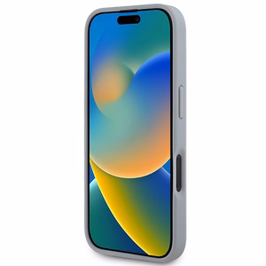 BMW M Oglekļa Trīskrāsu Līnija Magnētiskais viedtālruņa apvalks iPhone 16 - pelēks