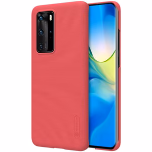 Nillkin Super Frosted Shield vāciņš ierīcei Huawei P40 Pro, spilgti sarkans