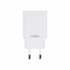 Maxlife MXTC-13-20C PD QC lādētājs 1x USB-C 20W balts