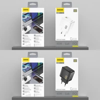 Dudao A28 45W GaN USB-C sienas lādētājs - melns