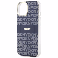 DKNY IML Mono un svītras Magnētiskais viedtālruņa apvalks iPhone 15 / 14 / 13 - zila