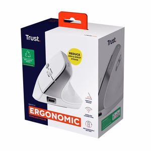 Trust Bayo II - Ergonomic Wireless Mouse (white)