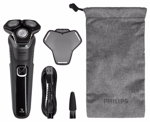 Philips SHAVER Series 5000 S5887/10 elektriskais skuveklis mitrai un sausai skūšanai un mīksts maciņš