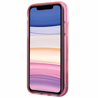 Karl Lagerfeld mirdzošs Karl Head apvalks iPhone 11/XR - rozā