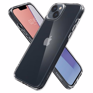 Spigen Ultra Hybrid viedtālruņa apvalks iPhone 14 - skaidrs