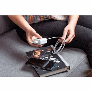 FORCELL F-ENERGY TFK-TC-45WPD ceļojumu lādētājs Type C PD QC4.0 3A 45W balts