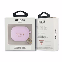 Guess GUA3LSC4EU AirPods 3 maciņš violets/violets Charm 4G Collection