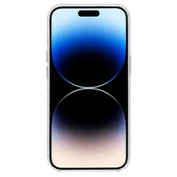 TEL PROTECT MagSilicone Caurspīdīgs Viedtālruņa apvalks Iphone 15 Pro Max ar spīdumiem