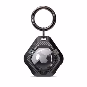 Tech-Protect Defense apvalks Apple AirTag 1/2 - melna
