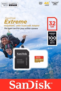 SanDisk Micro SDHC 32GB UHS-I atmiņas karte ar adapteri