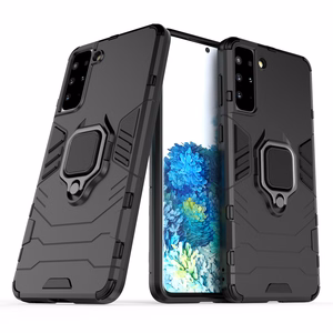 Ring Armor izturīgs hibrīda viedtālruņa apvalks ar magnētisko turētāju Samsung Galaxy S22+ (S22 Plus) melns
