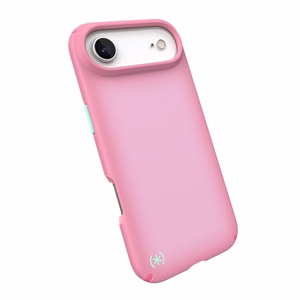 Speck Presidio Lux MagSafe vāciņš ierīcei iPhone Air, “Ibis Pink / Dark Ibis / Kanom Green” krāsā
