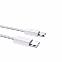 Dudao L6C USB-C - USB-C PD 30W kabelis 2m - gaiši zils