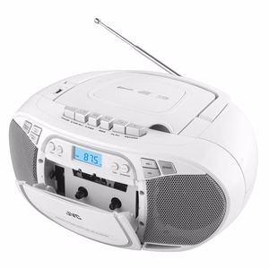 JVC RC-E451W pārnēsājams CD atskaņotājs, balts