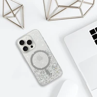 Tel Protect Moonlite magnētiskais viedtālruņa apvalks Iphone 17 Pro Max sudraba caurspīdīgs