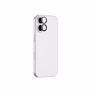AmazingThing Lēcas Stikls iPhone 17 ar Melnu Alumīnija Rāmi