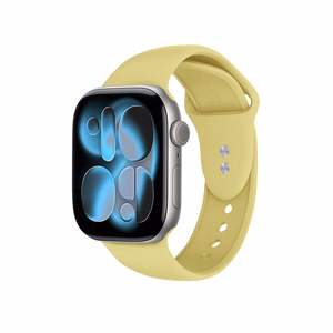 Crong Liquid siksniņa Apple Watch 38 / 40 / 41 / 42 mm, salmu dzeltens
