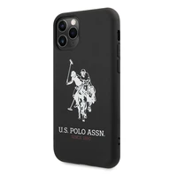 US Polo USHCN65SLHRBK iPhone 11 Pro Max melns Silicone Collection