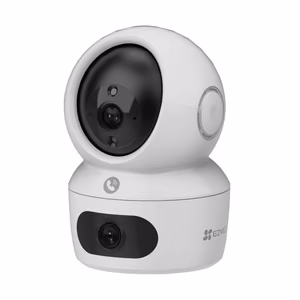 EZVIZ H7c Dual – iekštelpu grozāma Wi-Fi kamera ar diviem 4 MP objektīviem, balta (CS-H7c)