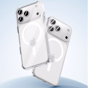 Benks Magnetic Crystal magnētiskais vāciņš (C.K.JC.AP.00.0072) iPhone 18 Pro / 17 Pro, caurspīdīgs, ar kameras vadības pogu