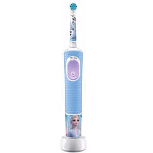Oral-B elektriskā zobu birste Vitality PRO Kids Frozen, lādējama, bērniem, iekļauto uzgaļu skaits 1, zobu tīrīšanas režīmu skaits 2, zila
