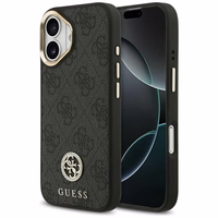 Guess 4G Strass Logo magnētiskais viedtālruņa apvalks iPhone 17 - melns
