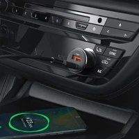 Acefast B12 automašīnas lādētājs 60W USB-A / USB-C - melns