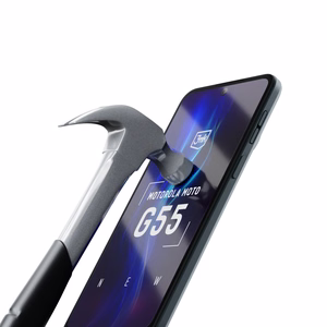 3mk HardGlass™ Rūdītais stikls priekš Motorola Moto G55 5G