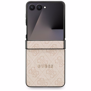 Guess 4G Classic Magnētiskais viedtālruņa apvalks Samsung Galaxy Z Flip 7 - rozā